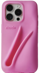 Rhode Summer Lip Case for iPhone 15 Pro / Soft Silicone / Shortcake