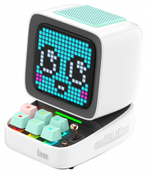 Divoom Ditoo Pro Retro Speaker / With Pixel Screen / Bluetooth Enabled / White
