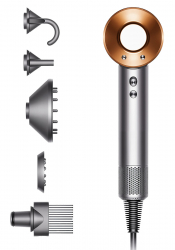 Dyson Supersonic HD07 Hair Dryer / 5 Magnetic Attachments / Protects from Excessive Heat