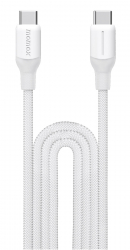 Momax Type-C to Type-C Cable / 100W Power / 2 Meters / White
