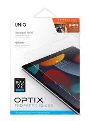 UNIQ Optix Matte iPad 7 & 8 & 9 Glass Screen Protector / Anti Fingerprint