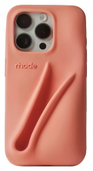 Rhode Summer Lip Case for iPhone 15 Pro Max / Soft Silicone / Peach Pit