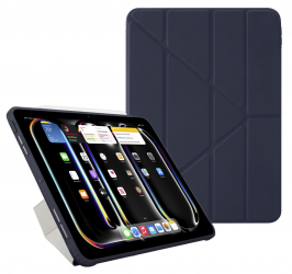 Pipetto Origami No1 Case for iPad Pro 13 inch / Drop Protection / Built-in Stand / Navy