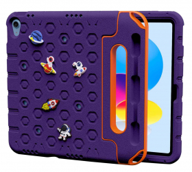 Moxedo iPad 10.9-inch 10th Gen Kids Case / With Apple Pencil Slot / Drop Resistant / Purple