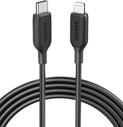 Anker PowerLine III USB-C to Lightning Cable 0.9M - black 