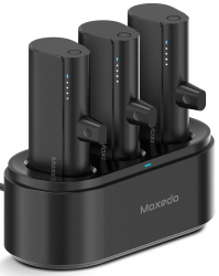 Moxedo 3 in 1 Power Bank Station / Each Battery 5000 mAh / Compact & Small / Type-C Input