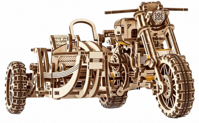 Ugears Mechanical Model Kit / Wooden Pieces / Unique 3D Design / Scrambler