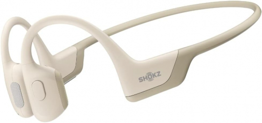 Shokz OpenRun Pro Sports Headphones / Wireless / Noise Isolation / Beige