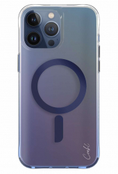 Uniq Coehl Dazze Case for iPhone 15 Pro Max / MagSafe / Drop-Resistant / Azure Blue