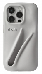 Rhode Lip Case for iPhone 15 Pro / Soft Silicone / Text Treat Tint