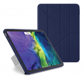 Pipetto Origami No1 Case for iPad Air 10.9 & 11 inch / Drop Protection / Built-in Stand / Navy