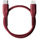 واير من يونيك من نوع فليكس / ايفون ل USB-C بطول 30 سنتمتر / احمر