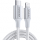 UGreen USB-C to Lightning Braided Cable /Apple MFi / 2 meter / Silver
