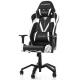 DXRacer Valkyrie Series Conventional PU Leather Gaming Chair /Black & White 
