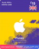 iTunes UK / 15 Pound / Digital Card