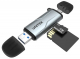 Unitek Card Reader / USB Type-C + USB Input / Supports Micro SD & Standard SD / Gray