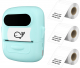 Portable Thermal Label Printer / App Control / Come with 3 Paper Pack / Tiffany