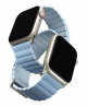 UNIQ Revix Premium Belt Size 40 & 41 / Leather and Silicone / Reversible / Light Blue