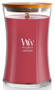 Woodwick Scented Candle / Crimson Berries / Hourglass Large 