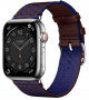 Apple Watch Series 8 Hermes Edition / 45 mm / Jumping Rouge Sellier / Bleu Saphir Band