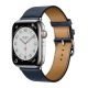 Apple Watch Series 7 Hermes Edition / Single Tour / 45 mm / Bleu Navy