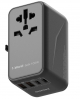 Momax 1-World 100W GaN Charger / 4 Ports + AC Travel Adapter