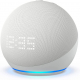 Amazon Echo Dot 5th Gen / Smart Speaker with Alexa / Clock Version / Glacier White