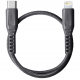 UNIQ Flex USB-C to Lightning Cable / 30 Cm / Charcoal
