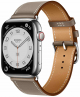 Apple Watch Series 9 Hermes Edition / 45 mm / Etoupe Leather Band