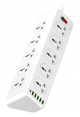 LDNIO Power Strip / 10 AC Outlets + 3 USB Ports + 1 Type-C Port / 2500 Watts