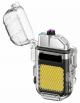 Electronic Lighter / Water-Resistant / Built-in Flashlight / Transparent / Battery-Operated
