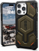 UAG Monarch Pro Case for iPhone 15 Pro Max / Drop-resistant / MagSafe / Kevlar Green