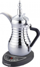 LePresso Electric Dallah for Arabic Coffee & Tea / 750 ml Capacity / Silver