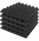 Sound Proofing Foam with Adhesive / Black / 5 Pcs