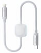 Porodo Type-C to Lightning Cable / + Apple Watch Wireless Charger / 27 Watts / 1.2 Meters