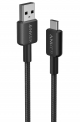 Anker 322 USB to USB-C Braided Cable / Black / 1 meter