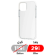 BodyGuardz Ace Pro Case for iPhone 12 Pro Max / Impact Resistant / Clear & White