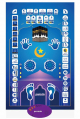 Porodo Smart Prayer Mat for Kids / Interactive / Supports Various Languages / Blue