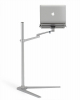 Laptop Floor Stand / Support Phone & Tablet / Silver