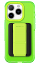 AmazingThing Titan Pro Case for iPhone 15 Pro Max / MagSafe / Grip + Stand + Wallet / Neon Green