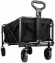 Green Wagon Load Storage Cart / Holds Up To 100kg / Adjustable Handle Length