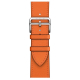 سير ساعة ابل اصدار Hermes / جلد برتقالي / حجم 40 و 41
