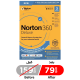 مضاد الفايروسات نورتون 360-Norton 360 Deluxe 3 devices