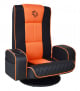 Porodo Predator Gaming Chair / With Cup Holder / Rotates 360 Degree / Black & Orange
