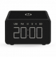 Goui 4 in 1 Digital Table Clock / With Wireless Charger / Speaker + Radio / Black