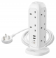 Momax ONEPLUG 11 Outlet Power Strip / 4 USB Ports / PD Charging / Vertical Design