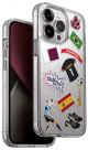 UNIQ LifePro Case for iPhone 14 Pro / Fall Protection / MagSafe / Clear & Qatar World Cup Stickers