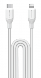 Momax Cable Type-C to Lightning / 35W Power / 2 Meters / White