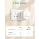 Meross Smart Plug / Connects to WiFi / Mobile Control