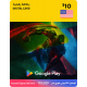 Google Play USA 10 USD Digital Card